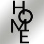 Wallity Home 5 Escultura de Pared de Metal Negra